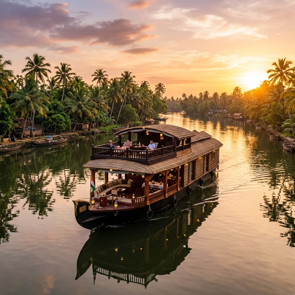 GT Houseboats Golden Hour